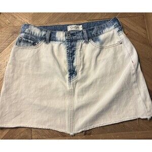 Jessica Simpson Jean Skirt IN THE CLOUDS Anabella 5-Pocket Size 28 Button Fly